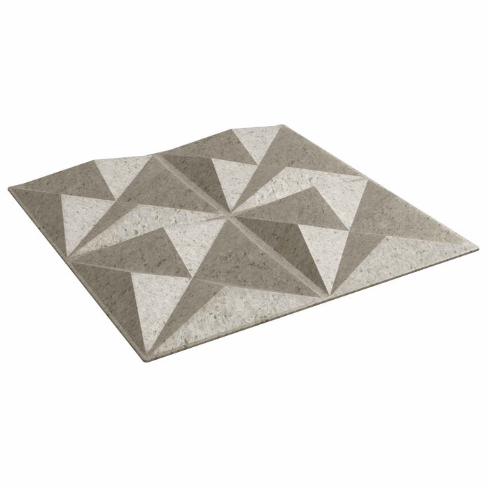 Panouri de perete 12 pcs Beton Origami 50 x 50 cm Spumă XPS - WALTI WALTI