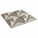 Panouri de perete 12 pcs Beton Origami 50 x 50 cm Spumă XPS - WALTI WALTI