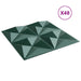 Panouri de perete 48 pcs Verde Origami 50 x 50 cm Spumă XPS - WALTI WALTI