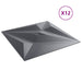 Panouri de perete Stea 12 pcs Gri Star 50 x 50 cm Spumă XPS - WALTI WALTI