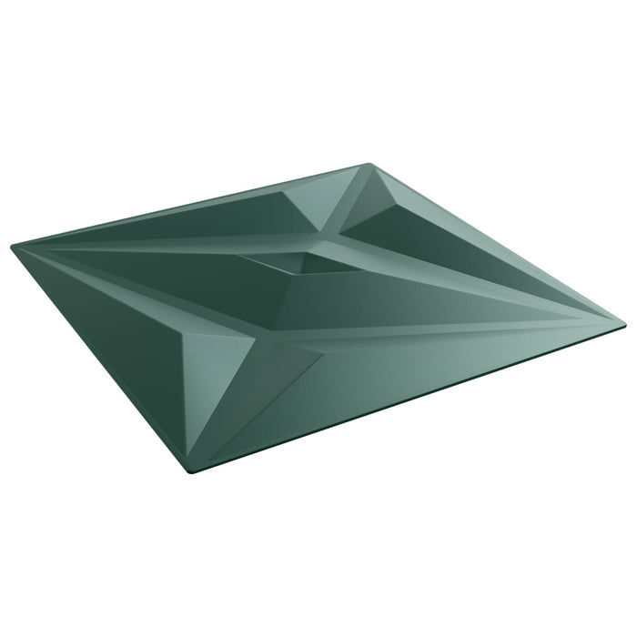 Panouri de perete Stea 12 pcs Verde Star 50 x 50 cm Spumă XPS - WALTI WALTI