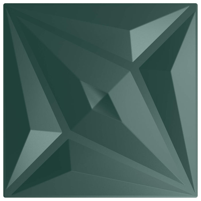 Panouri de perete Stea 24 pcs Verde Star 50 x 50 cm Spumă XPS - WALTI WALTI