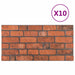 Panouri de perete 10 pcs Terracota 100 x 50 cm Spumă EPS - WALTI WALTI