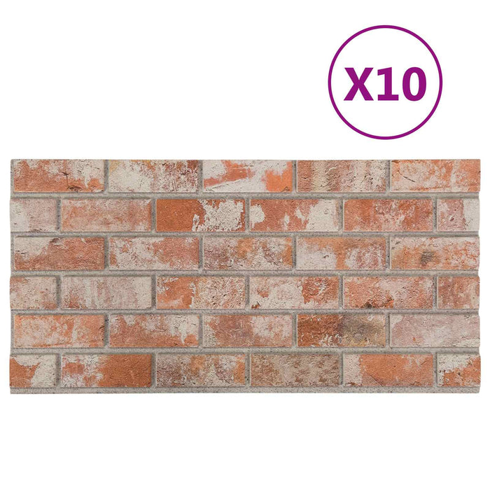 Panouri de perete 10 pcs Portocaliu 100 x 50 cm Spumă EPS - WALTI WALTI