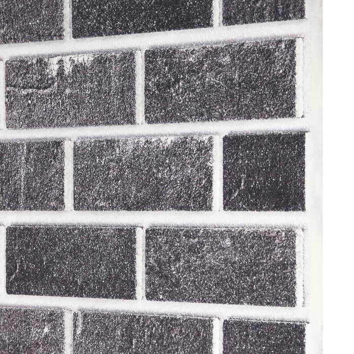 Panouri de perete 10 pcs Negru și Gri 100 x 50 cm Spumă EPS - WALTI WALTI