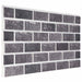 Panouri de perete 10 pcs Negru și Gri 100 x 50 cm Spumă EPS - WALTI WALTI