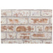 Panouri de perete 10 pcs Roșu și Alb 100 x 50 cm Spumă EPS - WALTI WALTI
