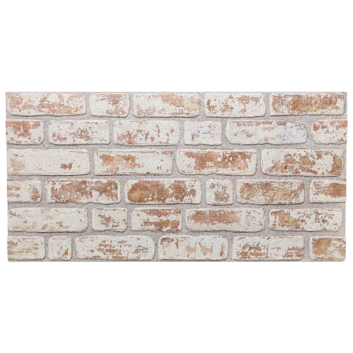 Panouri de perete 10 pcs Roșu și Alb 100 x 50 cm Spumă EPS - WALTI WALTI
