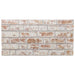 Panouri de perete 10 pcs Roșu și Alb 100 x 50 cm Spumă EPS - WALTI WALTI