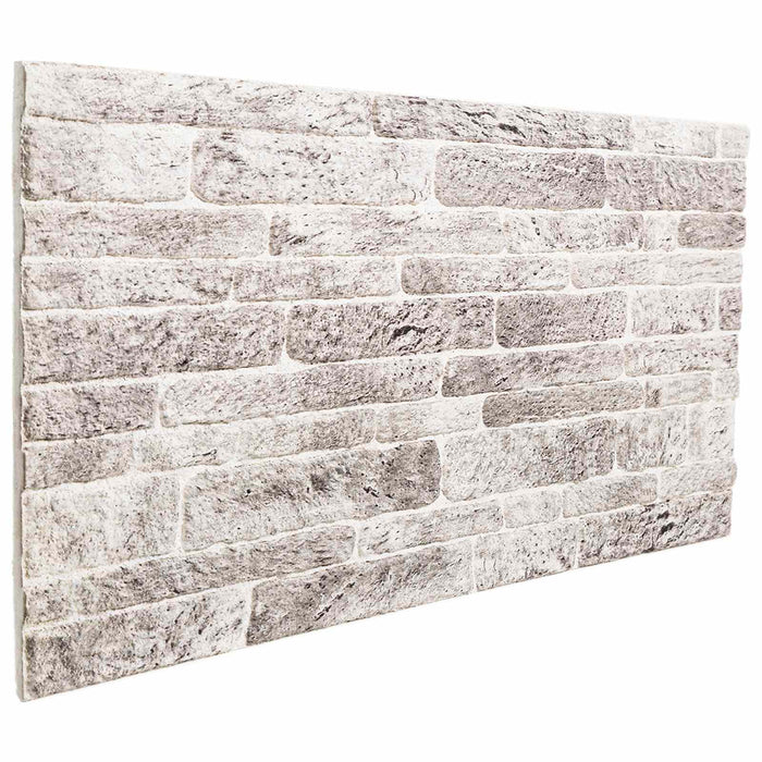 Panouri de perete 10 pcs Gri deschis și alb. 100 x 50 cm - WALTI WALTI