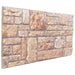 Panouri de perete 10 pcs Maro deschis și alb 100 x 50 cm - WALTI WALTI