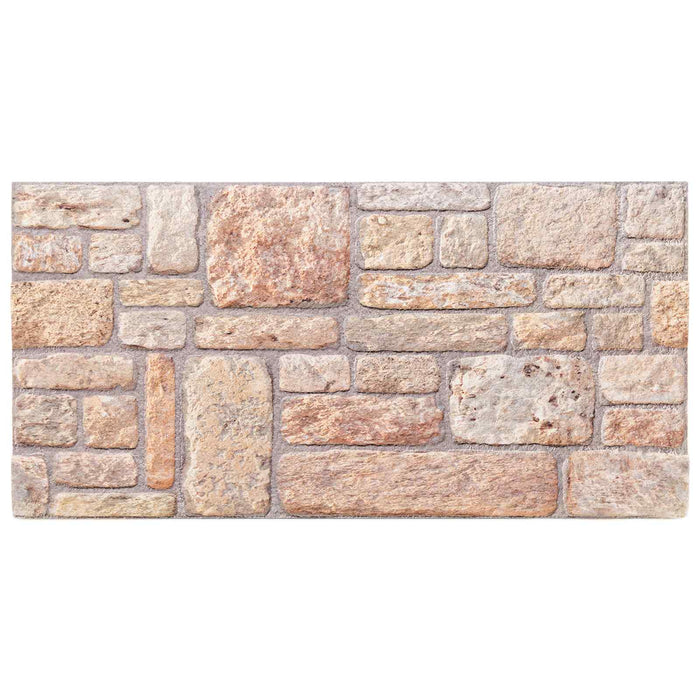 Panouri de perete 10 pcs Maro deschis și alb 100 x 50 cm - WALTI WALTI