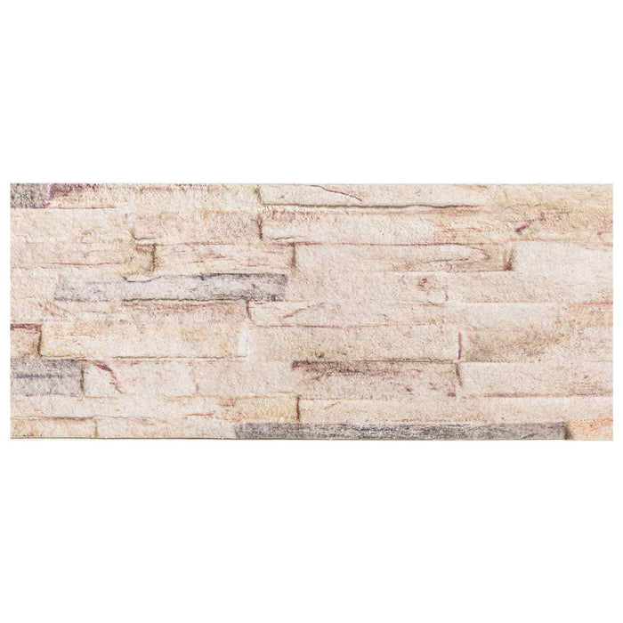 Panouri de perete 10 pcs Alb și roșu 100 x 25 cm Spumă EPS - WALTI WALTI
