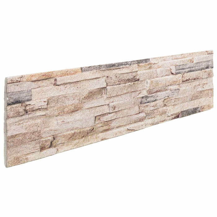 Panouri de perete 10 pcs Alb și roșu 100 x 25 cm Spumă EPS - WALTI WALTI