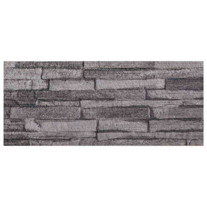 Panouri de perete 10 pcs Antracit 100 x 25 cm Spumă EPS - WALTI WALTI