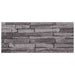 Panouri de perete 10 pcs Antracit 100 x 25 cm Spumă EPS - WALTI WALTI