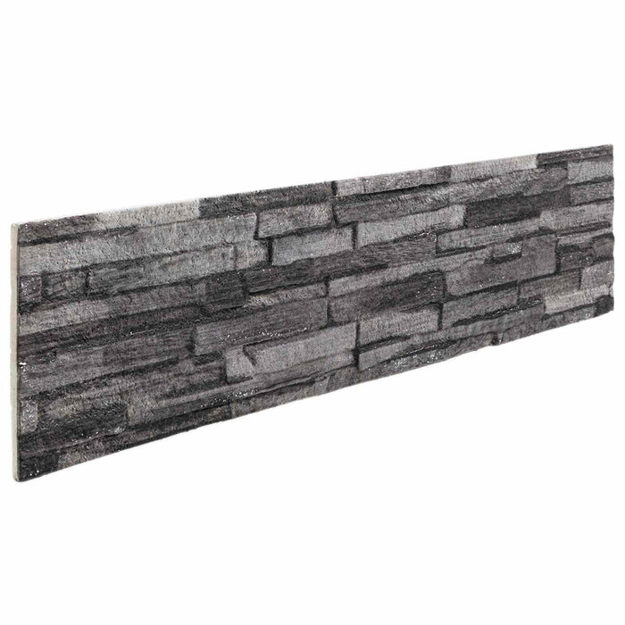 Panouri de perete 10 pcs Antracit 100 x 25 cm Spumă EPS - WALTI WALTI