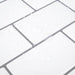 Placă de metrou 10 pcs Alb gri 30 x 30 cm Poliuretan și PET - WALTI WALTI