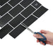 Placă de metrou 20 pcs Negru 30 x 30 cm Poliuretan și PET - WALTI WALTI