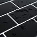 Placă de metrou 20 pcs Negru 30 x 30 cm Poliuretan și PET - WALTI WALTI