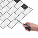 Placă de metrou 20 pcs Alb negru 30 x 30 cm Poliuretan și PET - WALTI WALTI