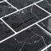 Placă de metrou 20 pcs Marmură neagră 30 x 30 cm - WALTI WALTI