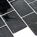Placă de metrou 50 pcs Marmură neagră 30 x 30 cm - WALTI WALTI
