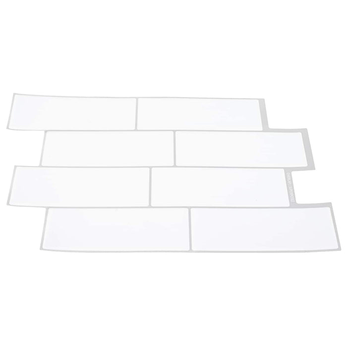 Placă de metrou 50 pcs Alb gri 29 x 21 cm Poliuretan și PET - WALTI WALTI