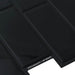 Placă de metrou 10 pcs Negru 29 x 21 cm Poliuretan și PET - WALTI WALTI