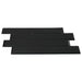 Placă de metrou 10 pcs Negru 29 x 21 cm Poliuretan și PET - WALTI WALTI