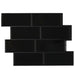 Placă de metrou 10 pcs Negru 29 x 21 cm Poliuretan și PET - WALTI WALTI