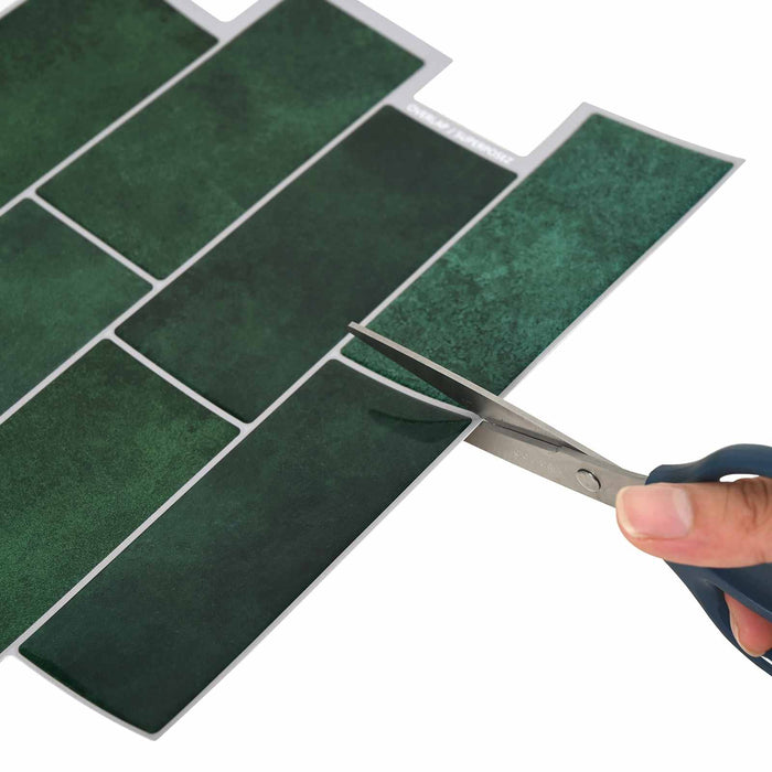 Placă de metrou 10 pcs Verde închis 29 x 21 cm - WALTI WALTI