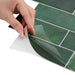 Placă de metrou 10 pcs Verde închis 29 x 21 cm - WALTI WALTI