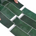 Placă de metrou 10 pcs Verde închis 29 x 21 cm - WALTI WALTI
