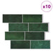 Placă de metrou 10 pcs Verde închis 29 x 21 cm - WALTI WALTI
