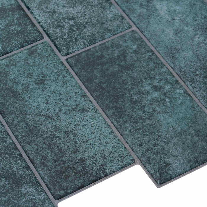 Placă de metrou 50 pcs Verde-albăstrui 29 x 21 cm - WALTI WALTI