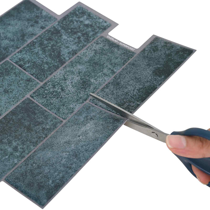 Placă de metrou 50 pcs Verde-albăstrui 29 x 21 cm - WALTI WALTI