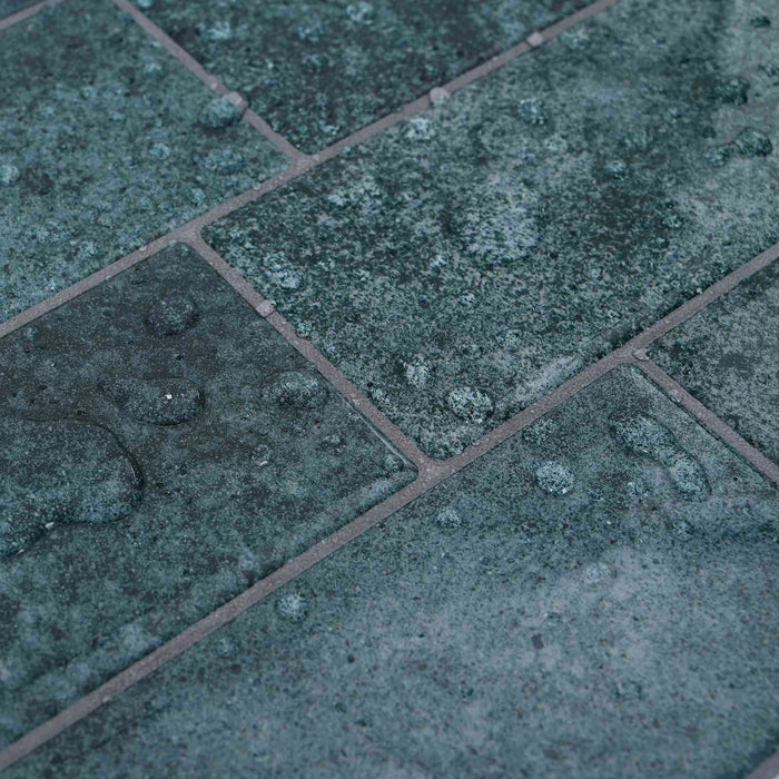 Placă de metrou 50 pcs Verde-albăstrui 29 x 21 cm - WALTI WALTI