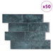 Placă de metrou 50 pcs Verde-albăstrui 29 x 21 cm - WALTI WALTI