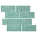 Placă de metrou 10 pcs Gri Verde 29 x 21 cm Poliuretan și PET - WALTI WALTI
