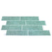 Placă de metrou 20 pcs Gri Verde 29 x 21 cm Poliuretan și PET - WALTI WALTI