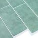 Placă de metrou 50 pcs Gri Verde 29 x 21 cm Poliuretan și PET - WALTI WALTI