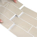 Placă de metrou 10 pcs Bej 29 x 21 cm Poliuretan și PET - WALTI WALTI