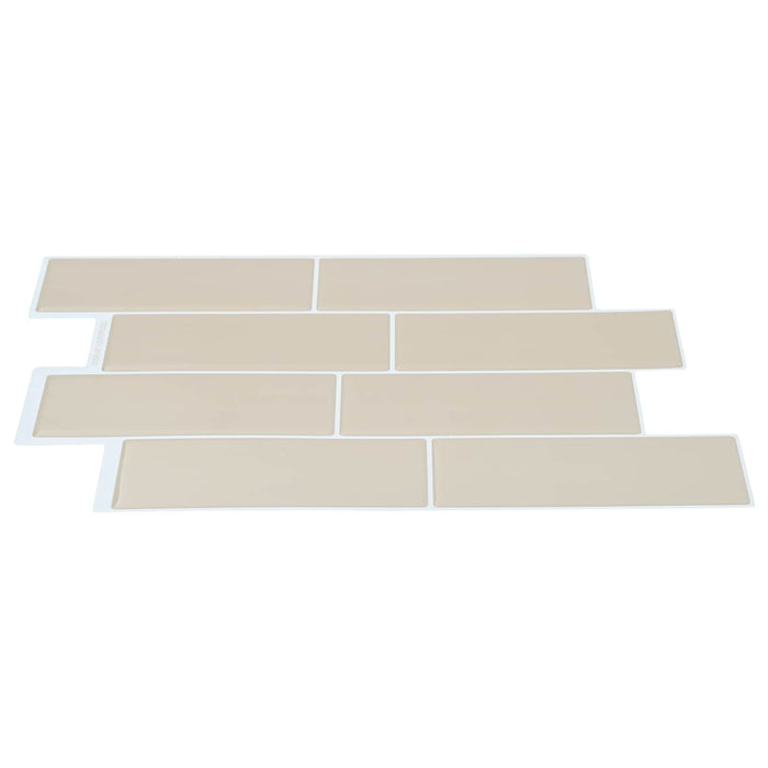 Placă de metrou 20 pcs Bej 29 x 21 cm Poliuretan și PET - WALTI WALTI