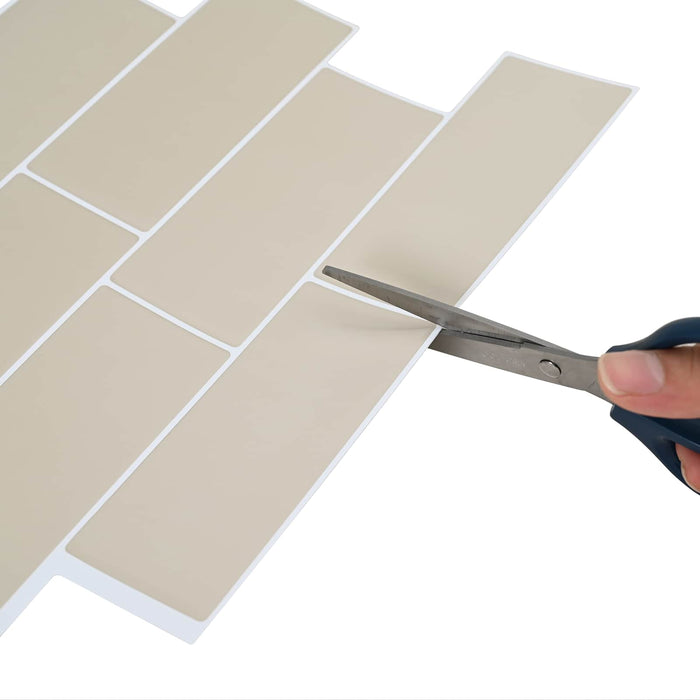 Placă de metrou 50 pcs Bej 29 x 21 cm Poliuretan și PET - WALTI WALTI