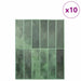 Plăci dreptunghiulare 10 pcs Verde închis 29 x 23 x 0,08 cm - WALTI WALTI