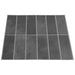 Plăci dreptunghiulare 10 pcs Gri 29 x 23 x 0,08 cm - WALTI WALTI