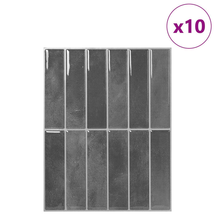 Plăci dreptunghiulare 10 pcs Gri 29 x 23 x 0,08 cm - WALTI WALTI