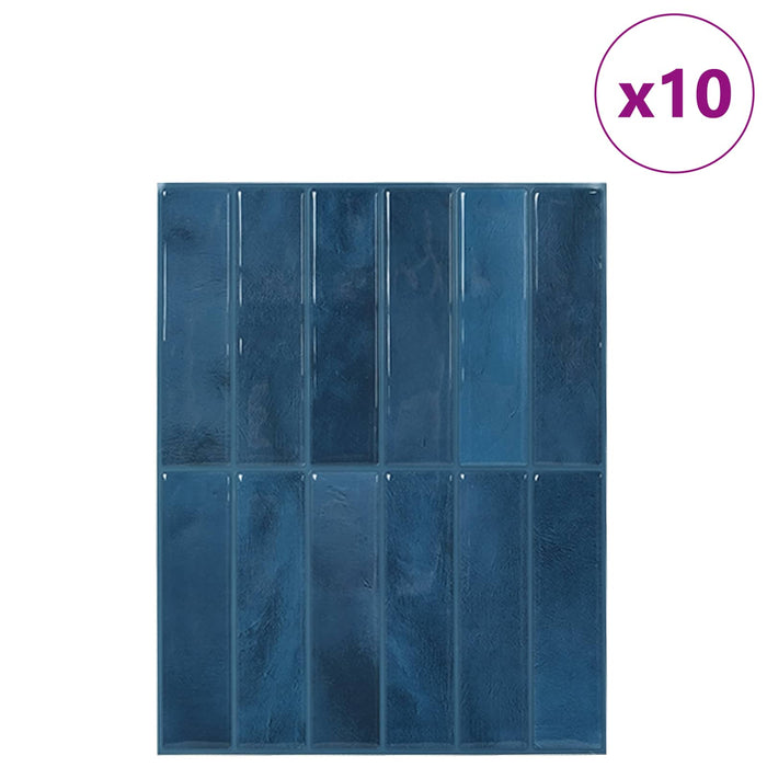 Plăci dreptunghiulare 10 pcs albastru 29 x 23 x 0,08 cm - WALTI WALTI