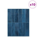 Plăci dreptunghiulare 10 pcs albastru 29 x 23 x 0,08 cm - WALTI WALTI